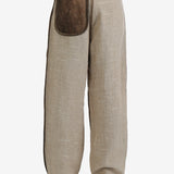 COMMUNS - Unisex Color Patchwork Large Pocket Pants