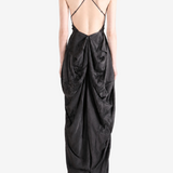 Black dress, full body view