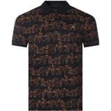 Black shirt, front view