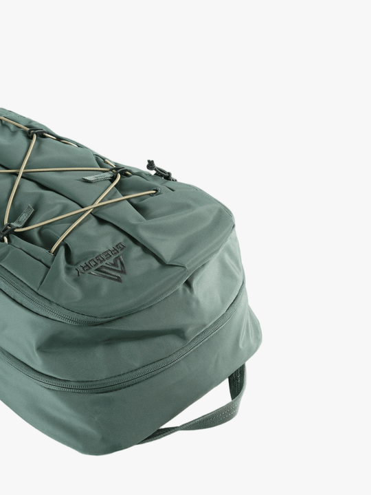 Green bag, front view