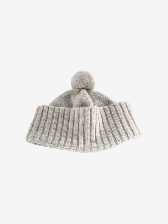 Tan hat, front view