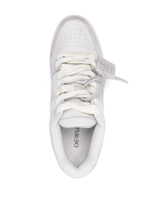 OFF-WHITE - Men Out Of Office Vintage Leather Sneakers