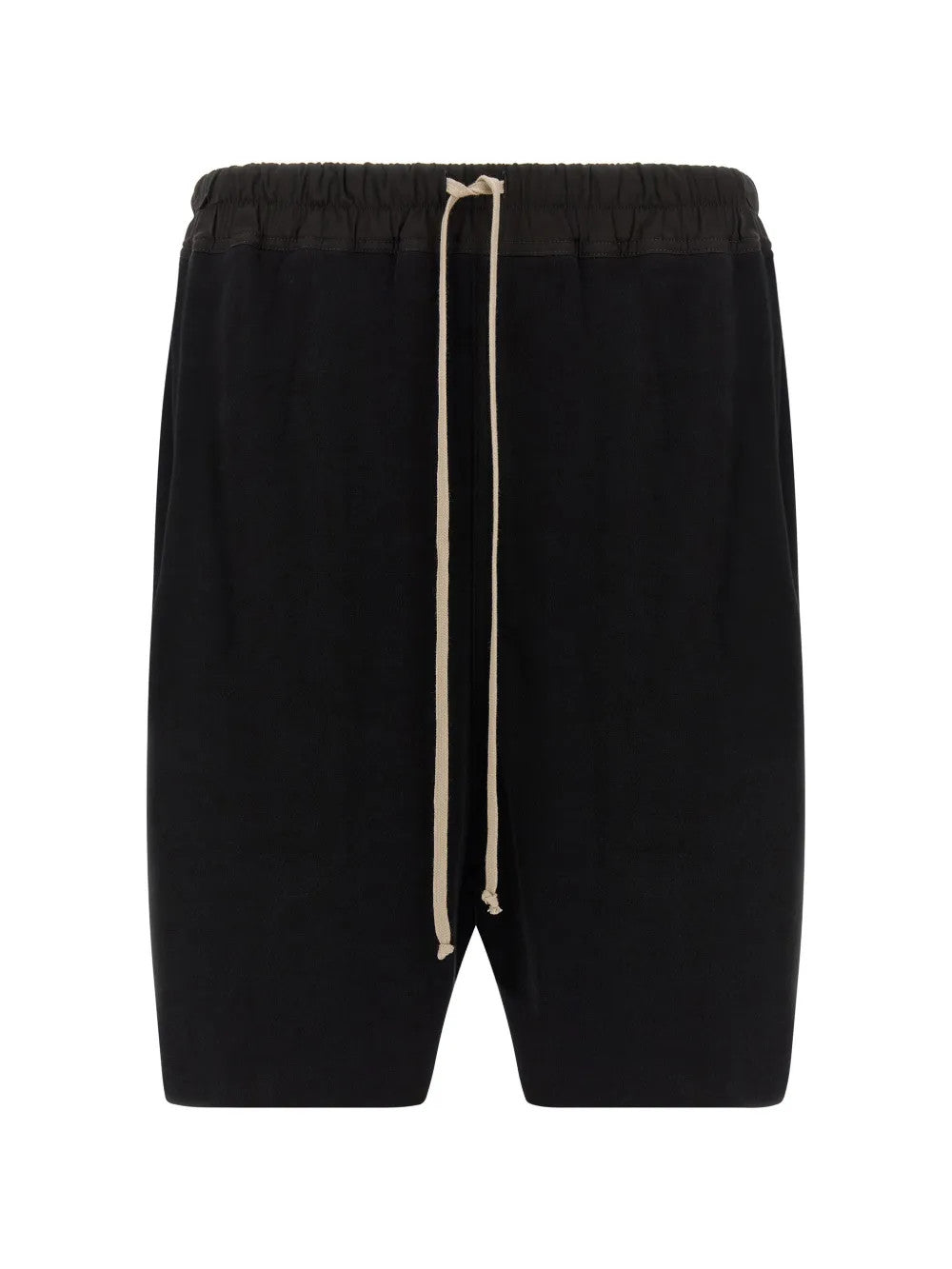 Black shorts, front view