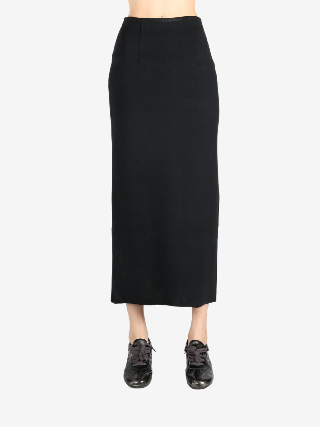 AURALEE - Women Cotton Silk Stretch Double Face Knit Skirt