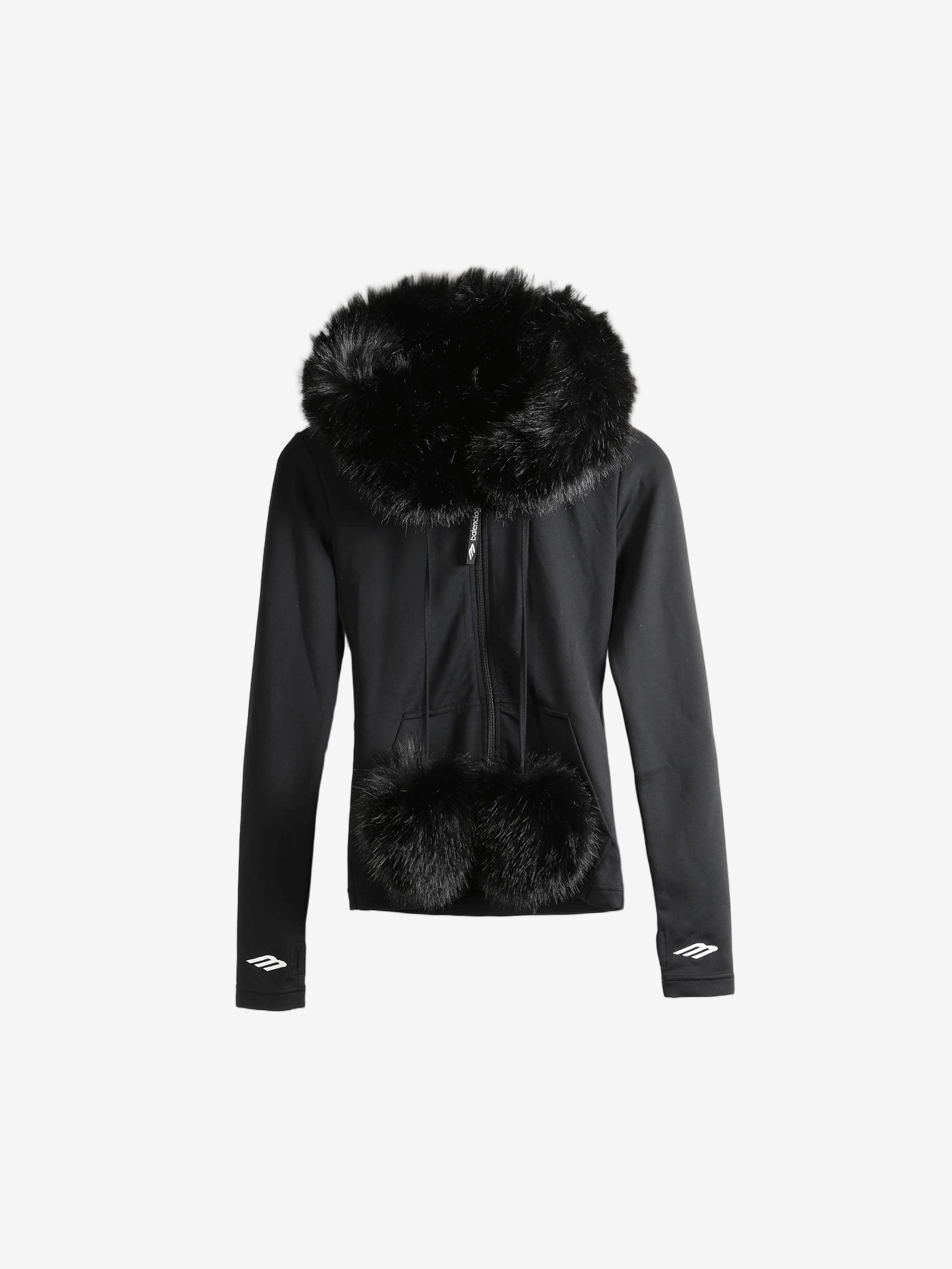 Black jacket, front view