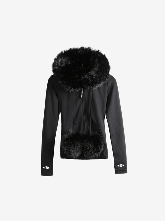 Black jacket, front view