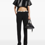 Black pant, full body view
