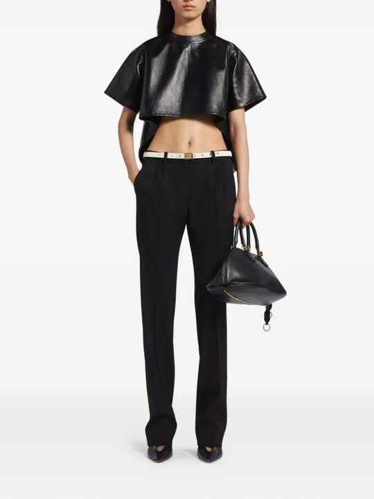 Black pant, full body view