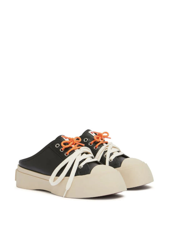 Black shoes, front view