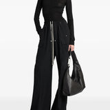 Black top, full body view