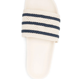 White sandal, top view