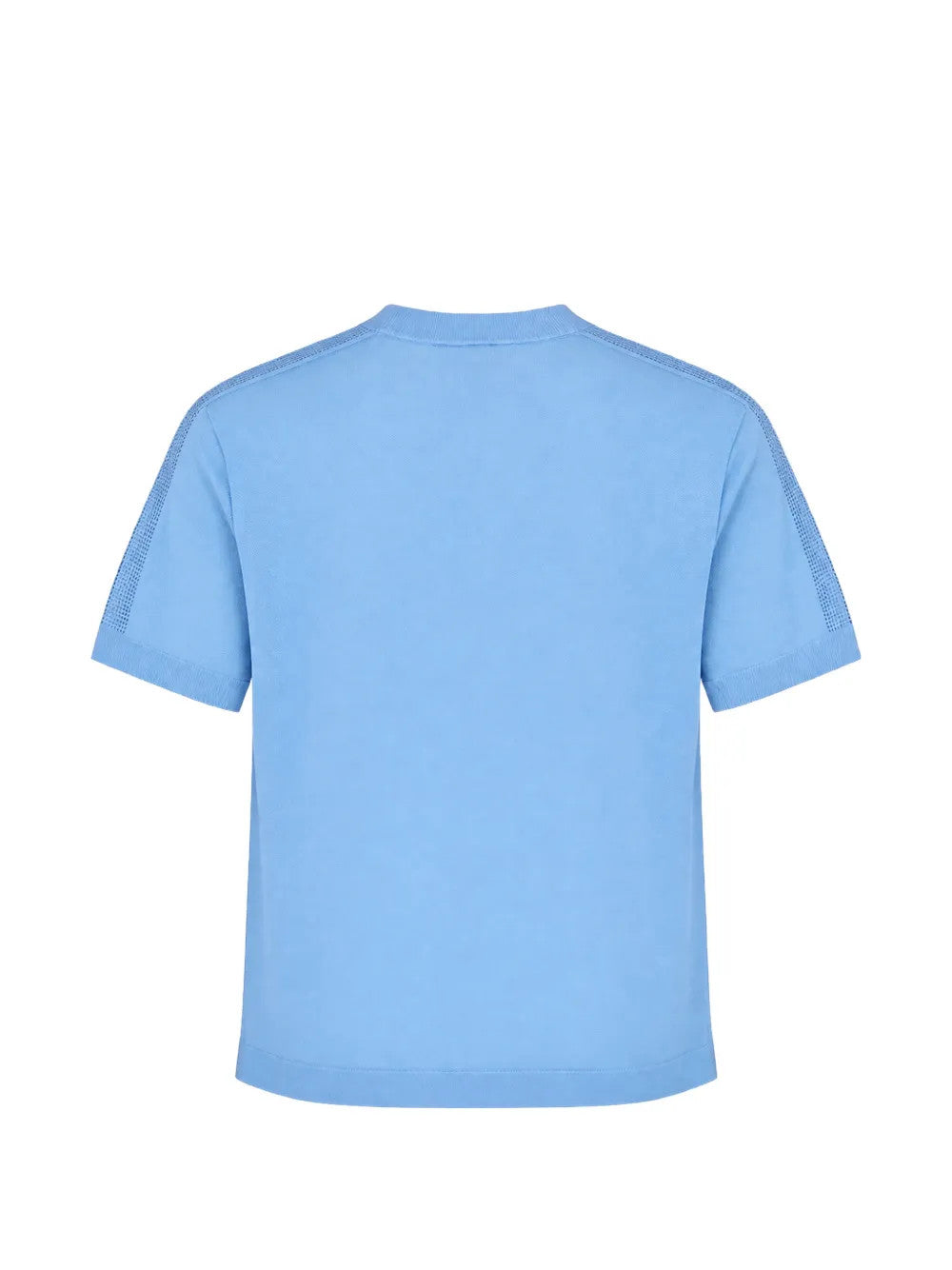 Blue t-shirt, front view