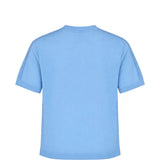 Blue t-shirt, front view