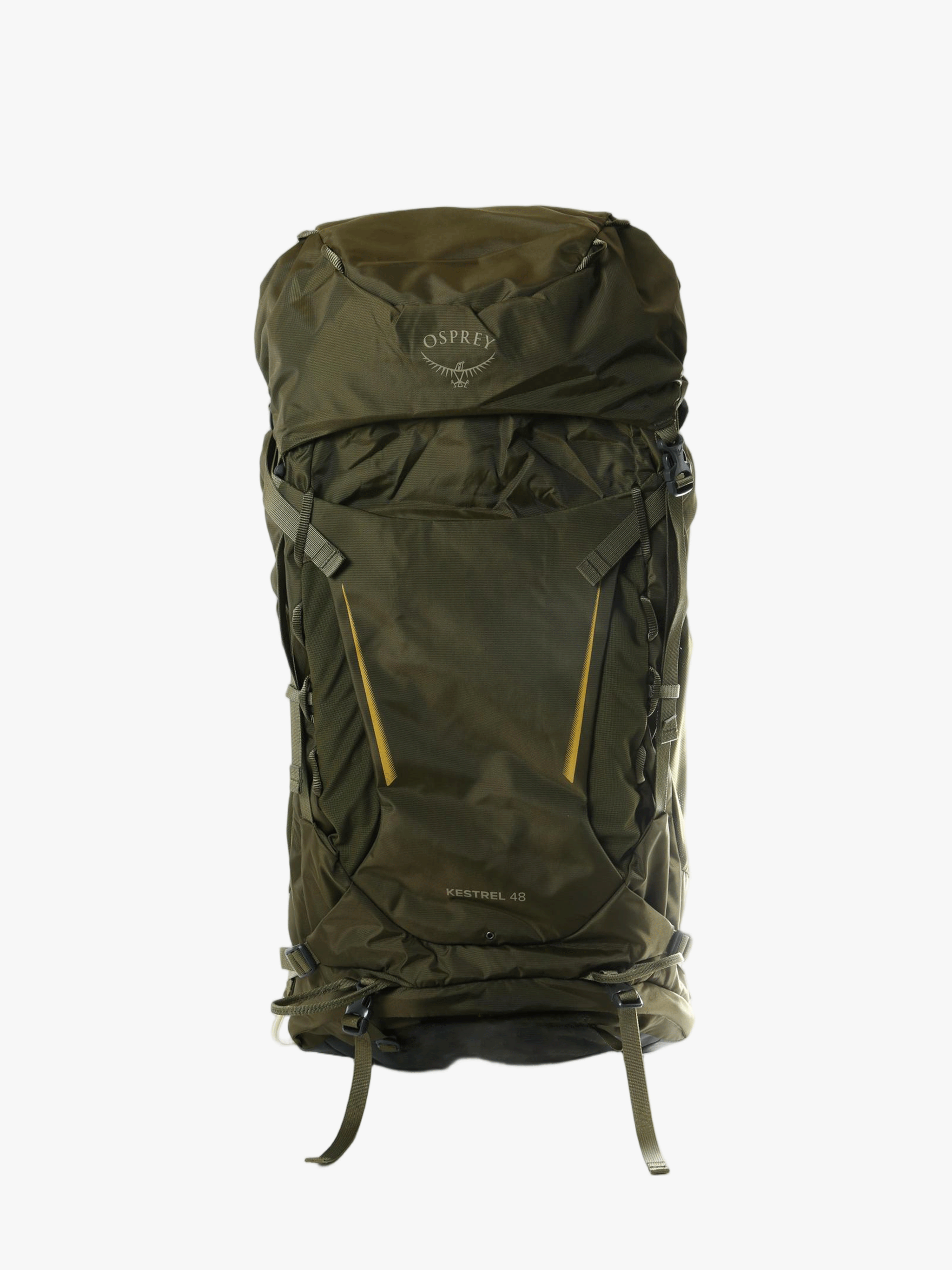 Green bag, front view