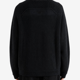 Black hoodie, full body view