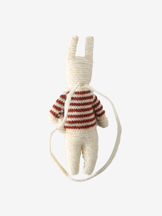 White doll, back view