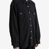 Black shirt, full body view