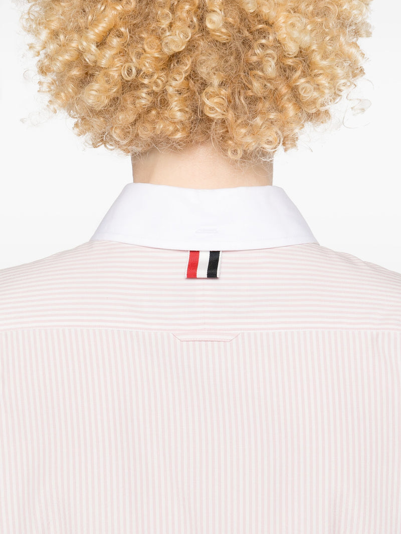 THOM BROWNE - Women Easy Fit Point Collar Shirt