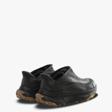 Black sneakers, back view