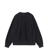 Black knitwear, back view