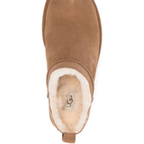 Brown boots, up view