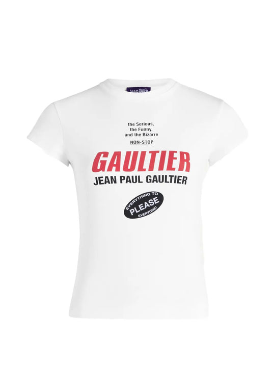 White t-shirt, front view