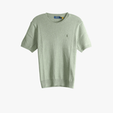 POLO RALPH LAUREN - Men Short-Sleeve Cotton Rib Stitch Crewneck Pullover Sweater