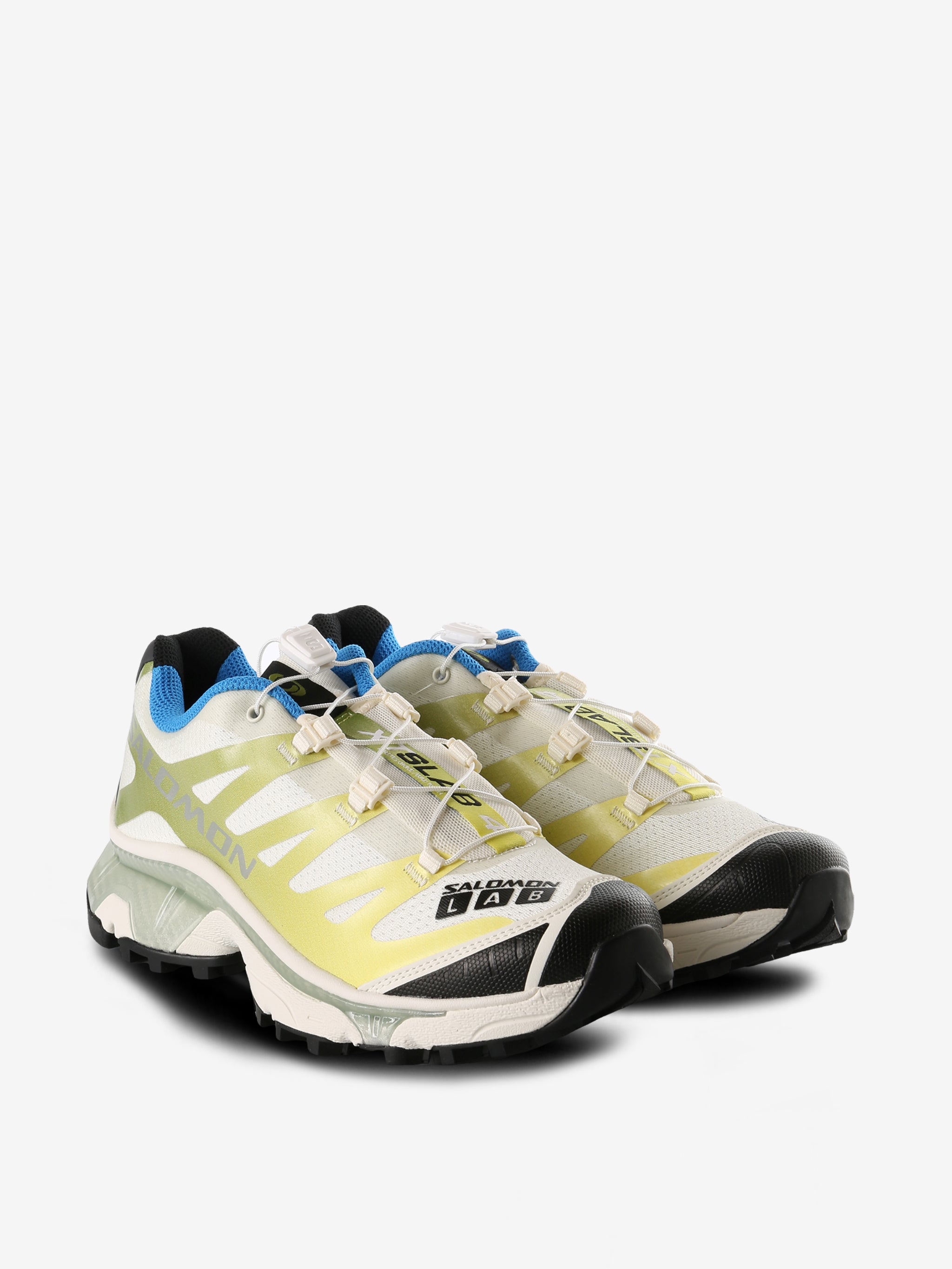 Yellow sneakers, side view