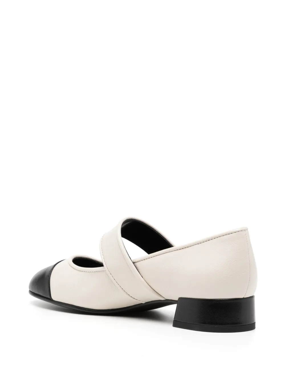 White shoes, back view