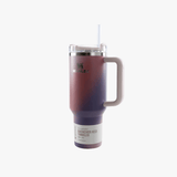 Pink tumbler, front view