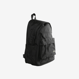 Black backpack, side view