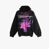 Black hoodie, front view