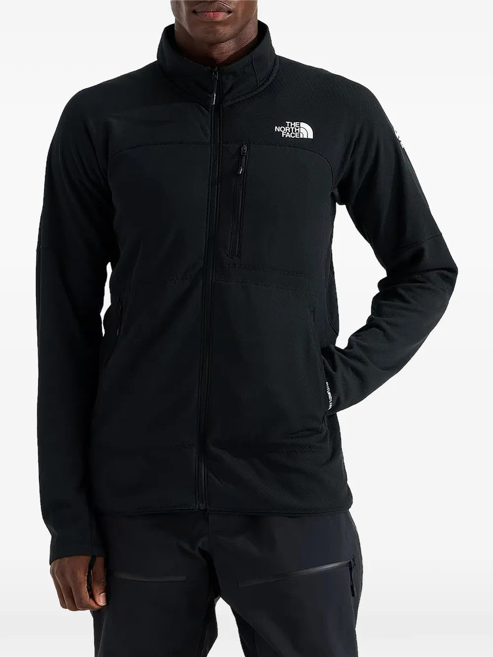 Black jacket, full body view