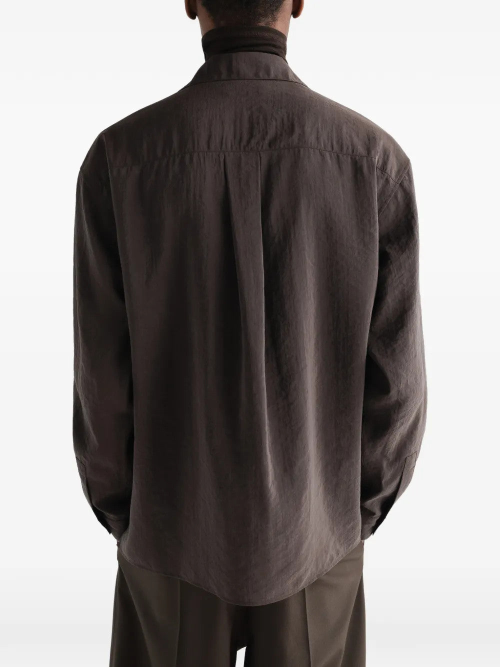 Brown shirt, front view