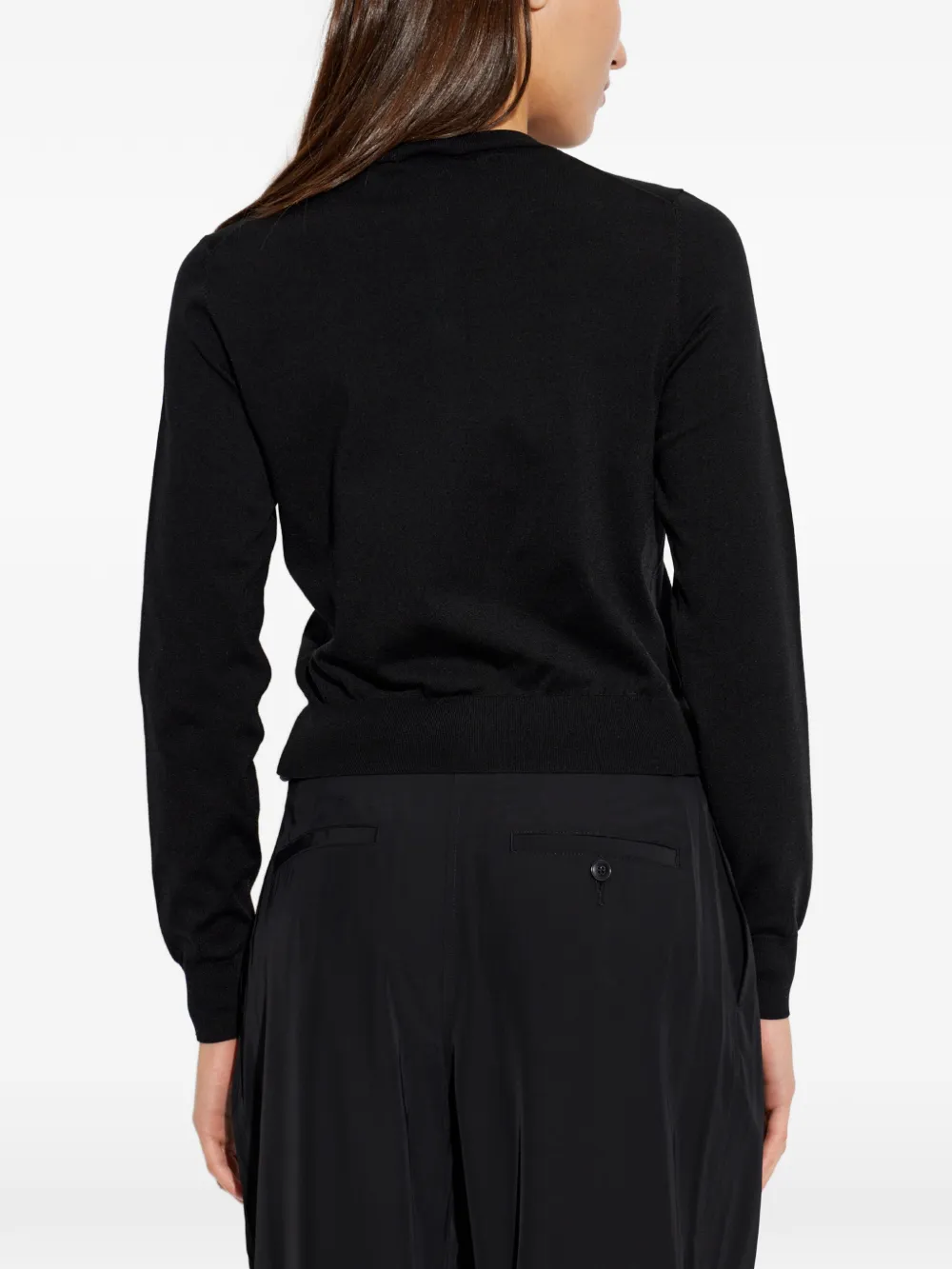 Black jacket, full body view