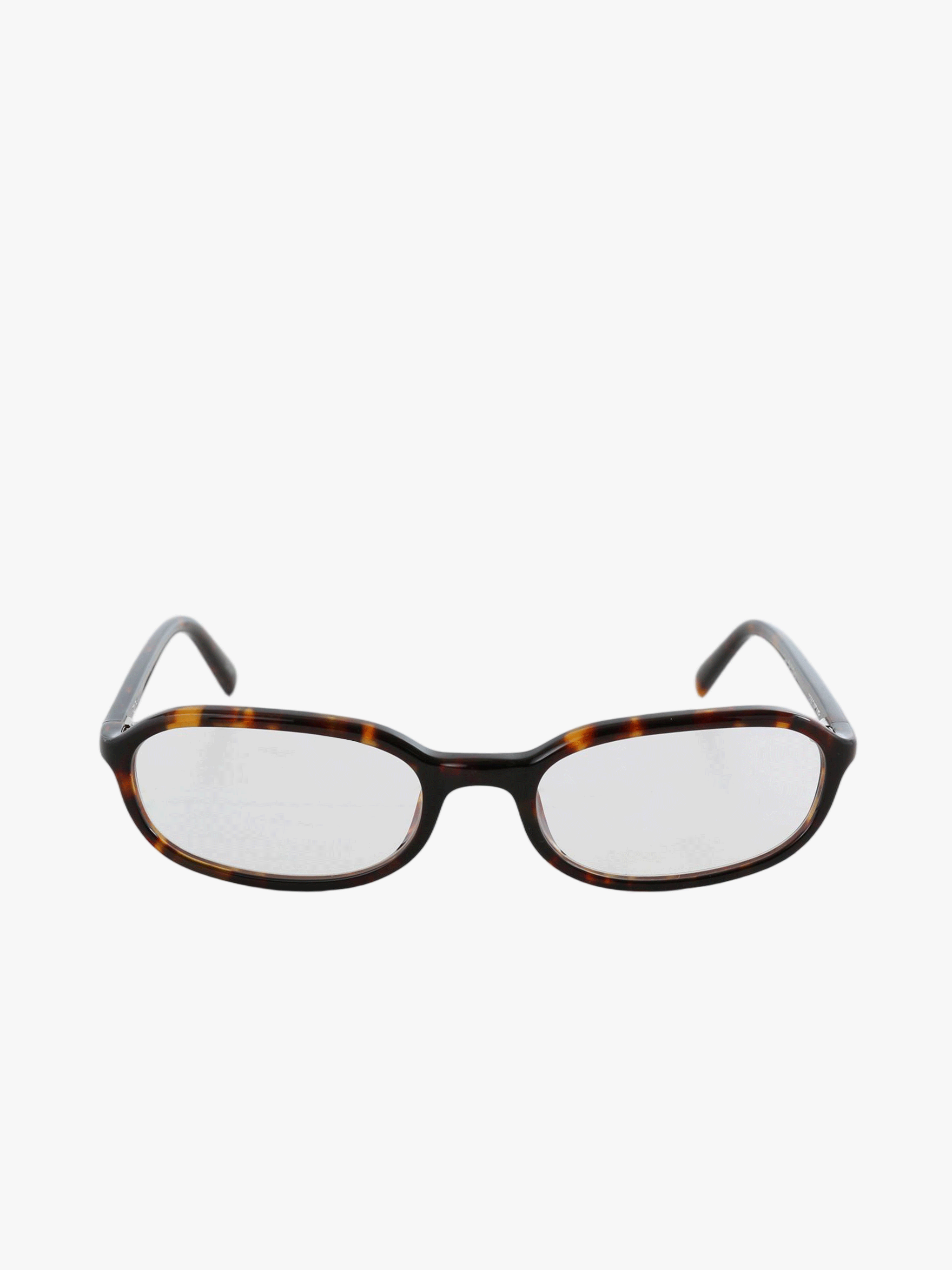 Brown eyewear, front view