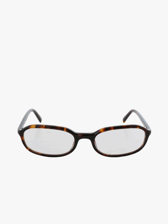 Brown eyewear, front view