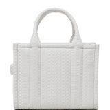 White bag, back view