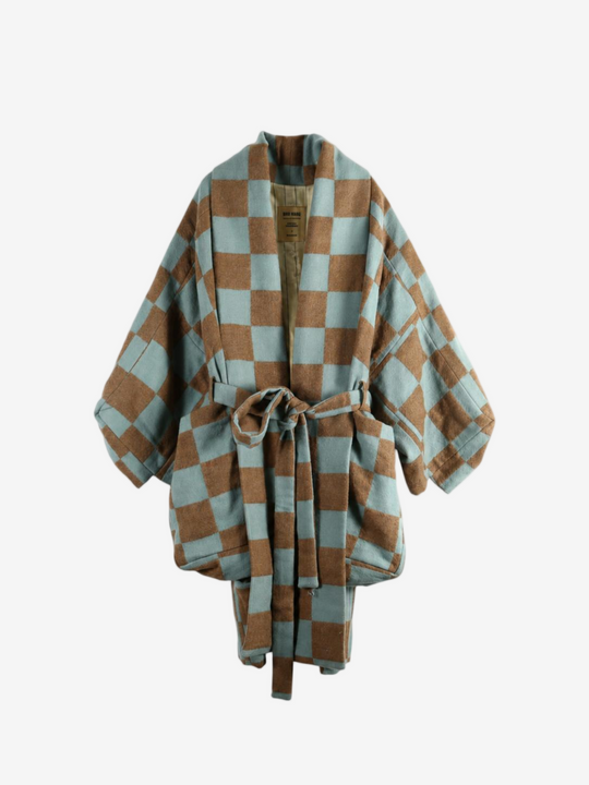 Brown jacket, front view