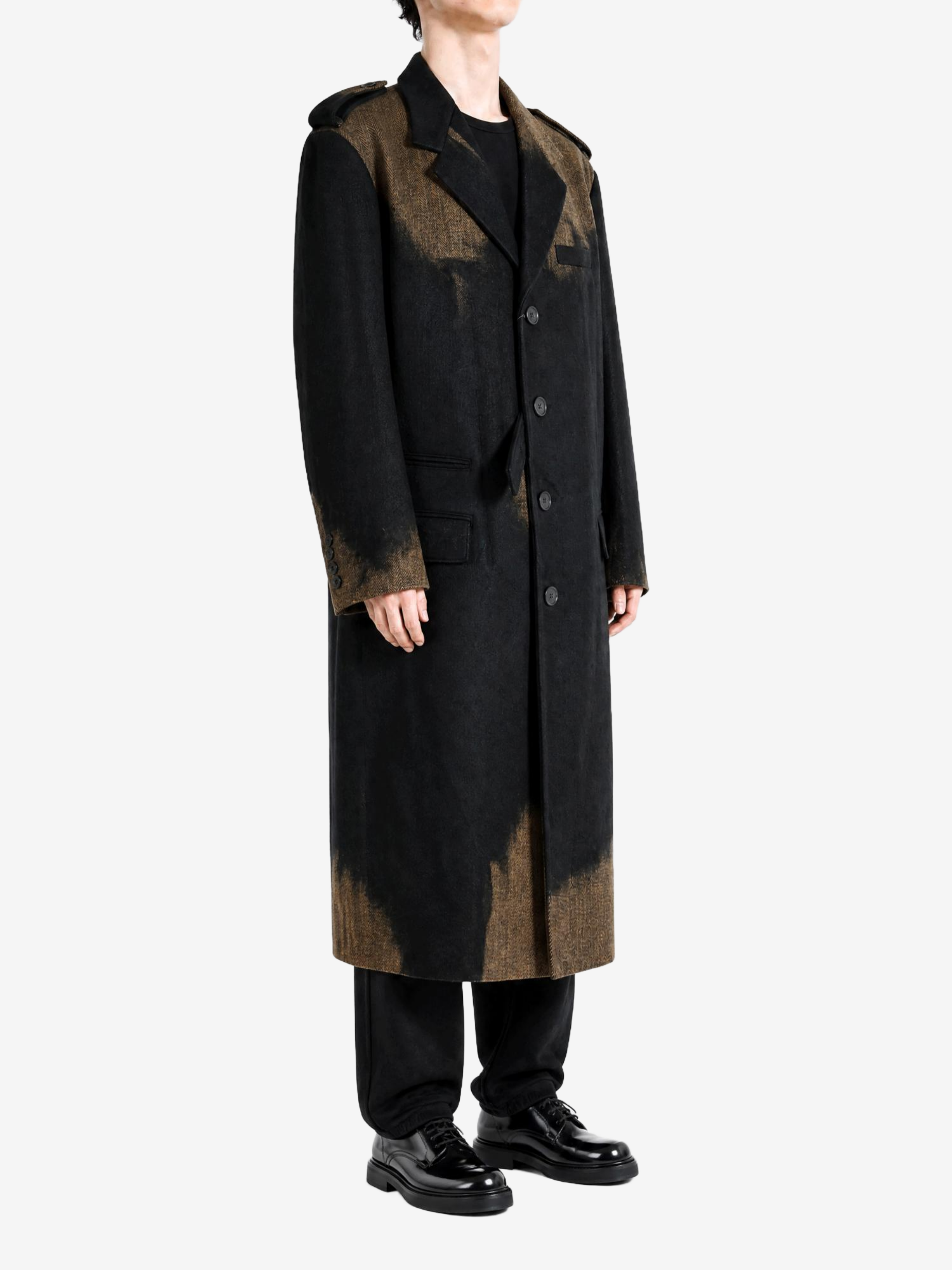 Black jacket, front view