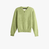 Green hoodie, front view