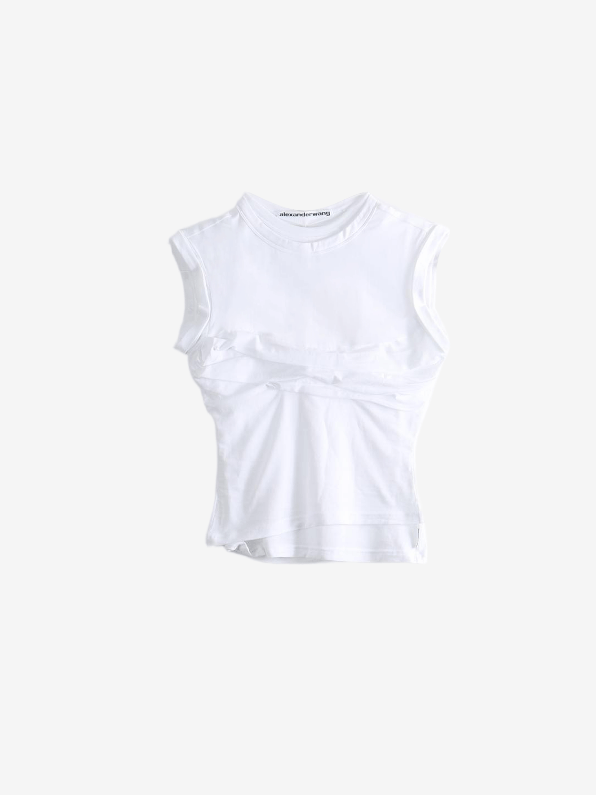 White top, front view