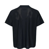Black t-shirt, front view