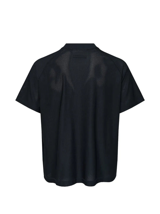Black t-shirt, front view