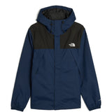 Navy jacket, front view