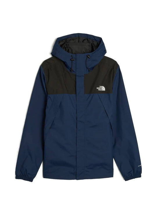 Navy jacket, front view