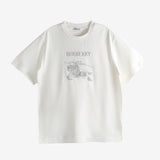 White t-shirt, front view