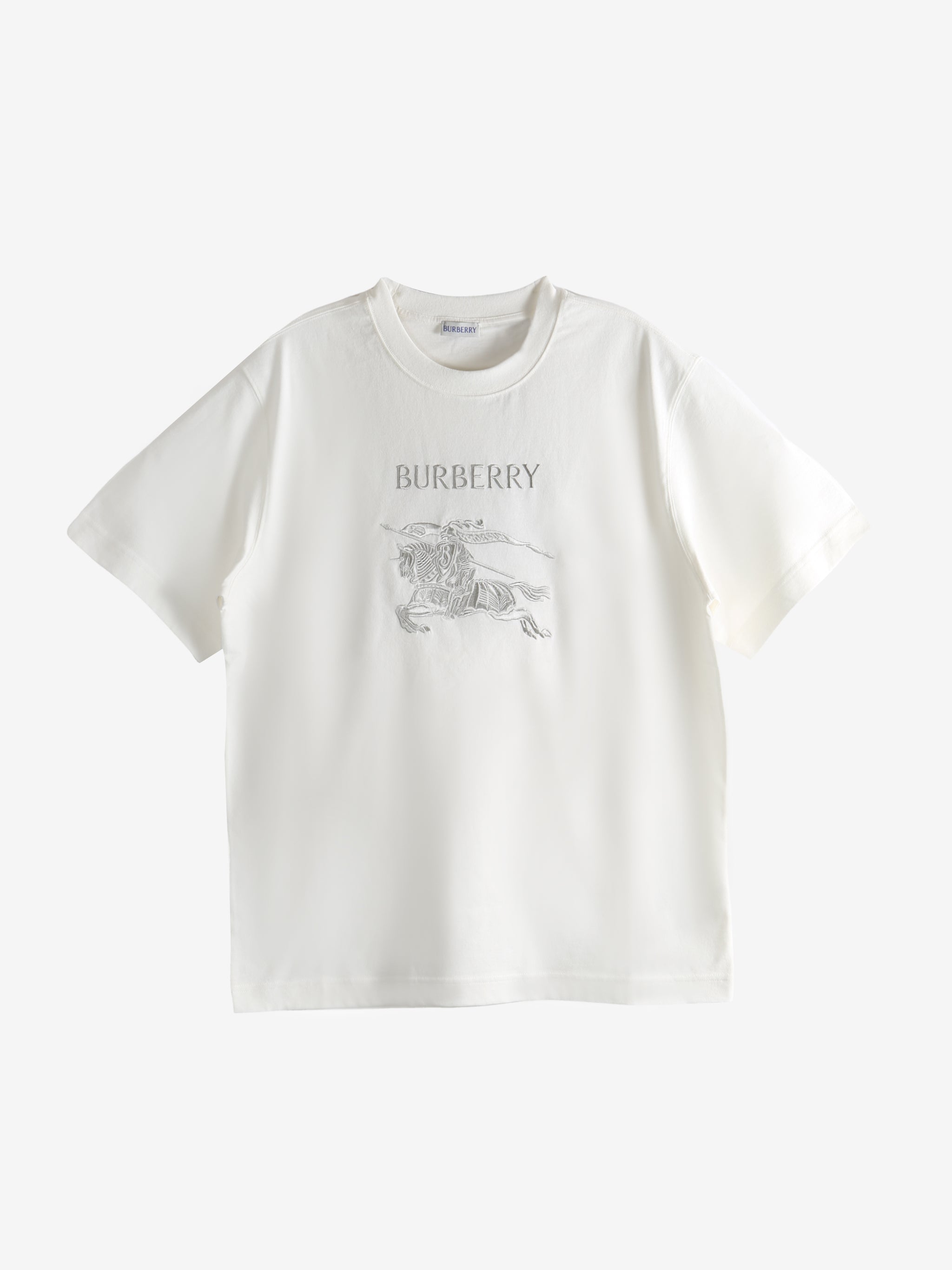 White t-shirt, front view