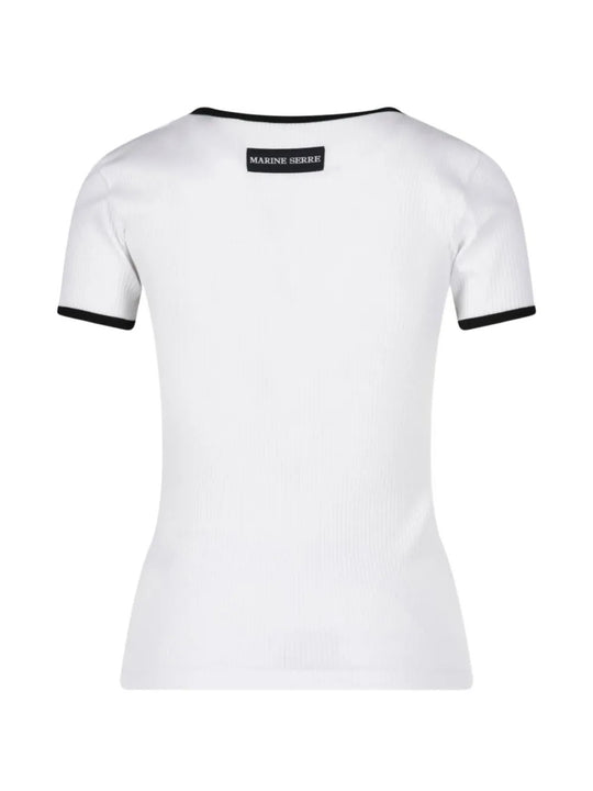 White t-shirt, front view