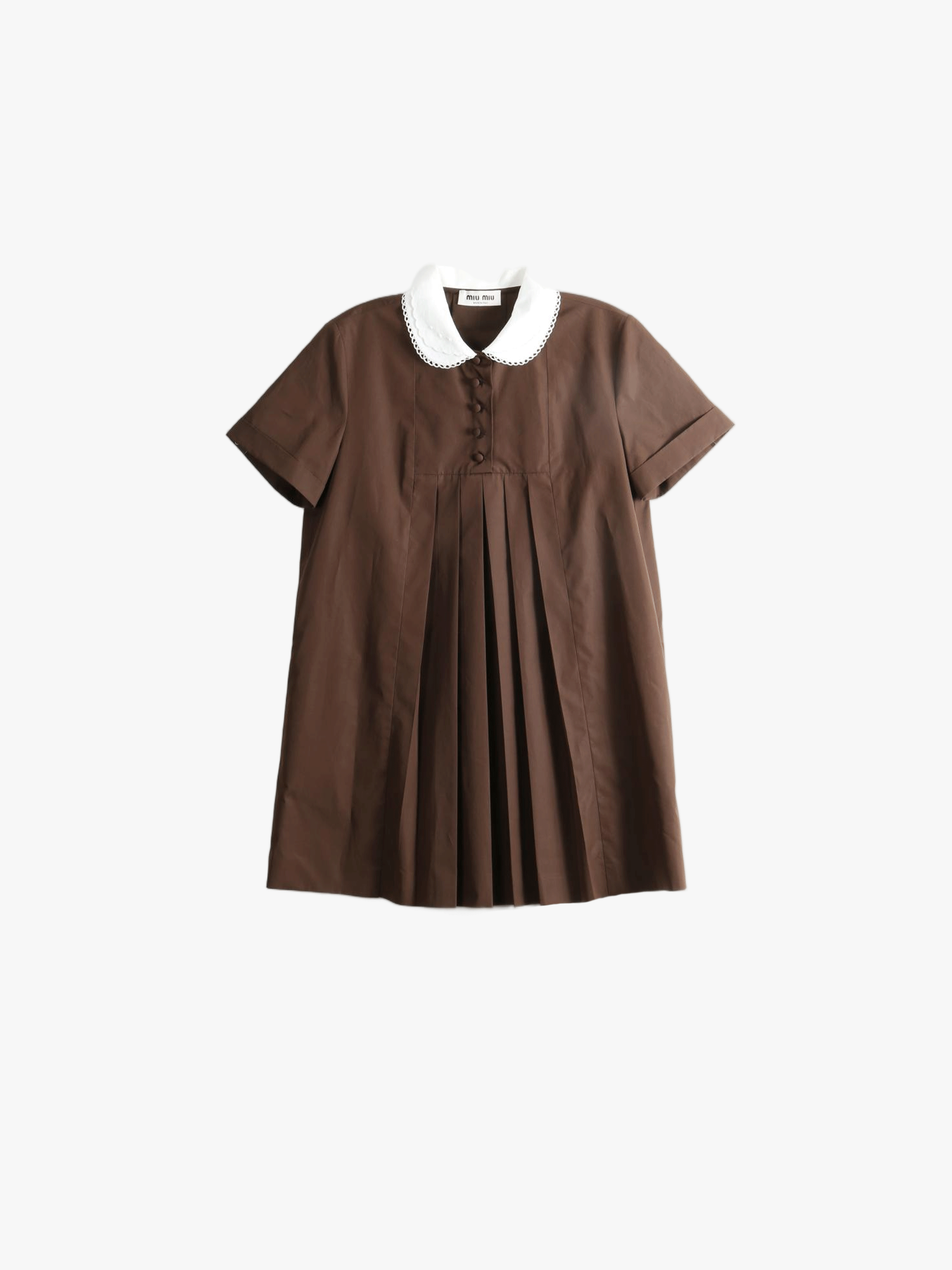 Brown dress, front view